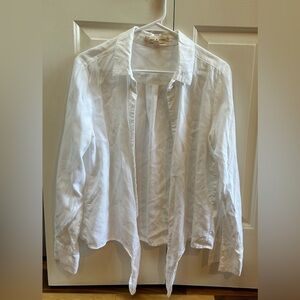 Cloth and stone white button-down